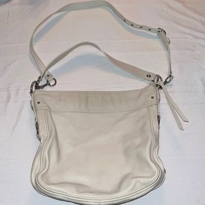 COACH SHOULDER/CROSSBODY BAG CREAM GUC